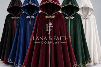 create a custom cosplay costume based on your character