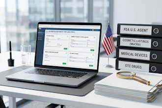 handle your fda registration and compliance for non US medical device, cosmetic