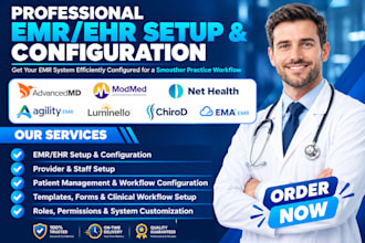 setup advancedmd modmed emr net health agility emr luminello chirod hd ema emr