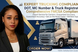 do dot, mc number, truck registration and fmcsa compliance