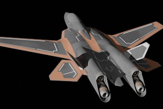 create 3d spaceship model interior robot sculpting and starship model