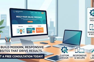 build a responsive HTML CSS wesbite