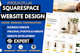 do squarespace website design, squarespace redesign and squarespace website SEO