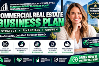 create commercial real estate business plan