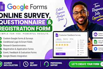 create google form, cognito form, online survey questionnaire registration form
