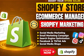 do shopify marketing, ecommerce promotion and boost store sales
