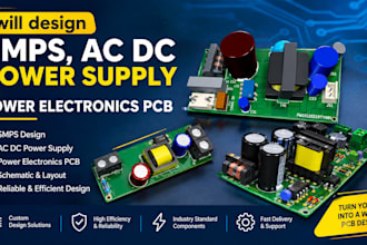 design smps ac dc power supply and power electronics pcb