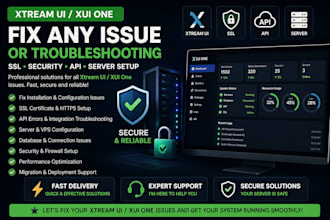 setup professional iptv server, xtreamui, xui one, iptv installation, cpanel