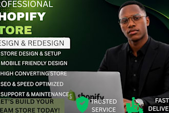 design branded shopify store shopify website