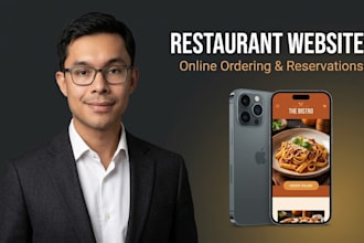 design a wix restaurant website with online ordering