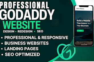 design godaddy website, godaddy redesign, godaddy website builder