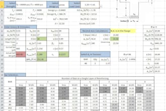 create structural engineering calculation sheets in excel