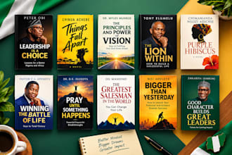 design a motivational leadership book cover
