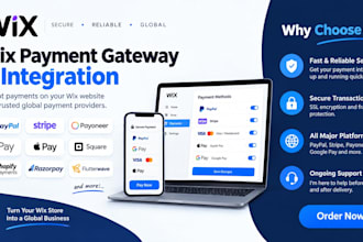 setup payment gateway and payment integration for wix website