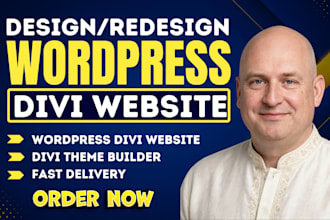 be your divi expert for divi wordpress website, divi website design, divi theme