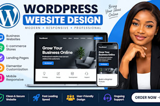 design a professional wordpress website for your business
