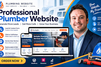 design a plumber website that generates more leads