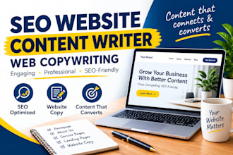write SEO website content and web copywriter that converts