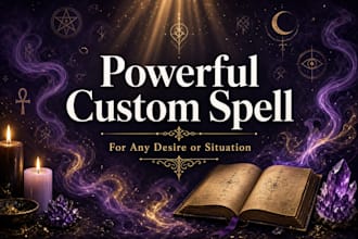 cast a powerful custom spell for any desire or situation