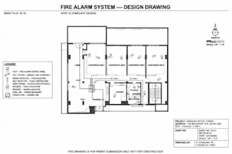 design fire alarm drawings for nfpa 72 permit submission