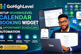 setup gohighlevel calender booking widget appointment scheduling automation