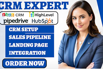 setup hubspot crm sales pipeline gohighlevel pipedrive sms workflow automation