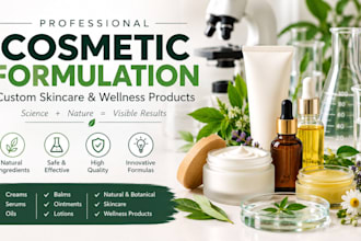 professionally formulate creams, serums, balms, oils, and skincare products