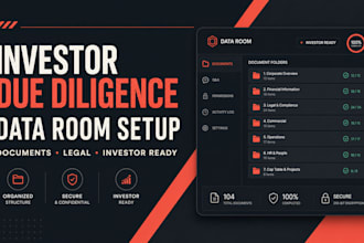 prepare your startup for investor due diligence and data room setup