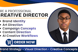 be your creative director and brand strategist
