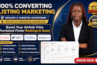 optimize airbnb, vrbo furnished finder listing for more bookings