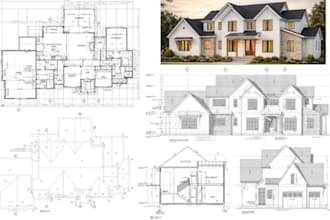 architect, draftsman of city permit drawings, floor plans, blueprints in autocad