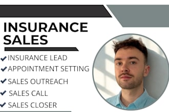 be sales closer for insurance sales lead online sales call appointment setting