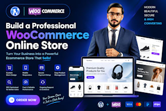 build a professional woocommerce online store for your business
