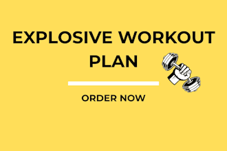 create a personalized full body explosive workout program