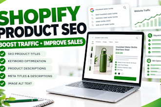 optimize shopify store product listings SEO to boost sales and increase traffic