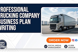 write a perfect trucking company business plan