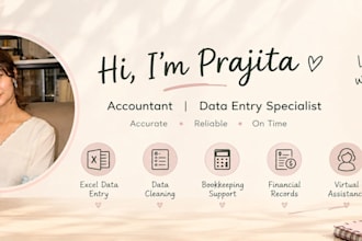 do accurate data entry ,book keeping and data cleaning