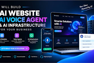build ai website ai voice agent and ai infrastructure for your business
