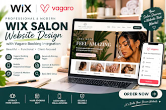 design wix website wix online store wix booking for salons beauty clinic brands
