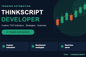 create custom thinkorswim thinkscript indicators, scanners and alerts