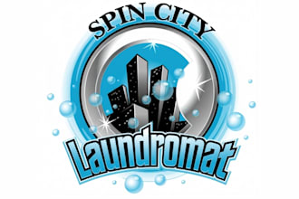 design unique creative laundry logo for your business