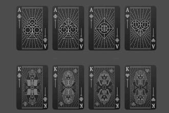 design custom poker cards and professional playing card decks