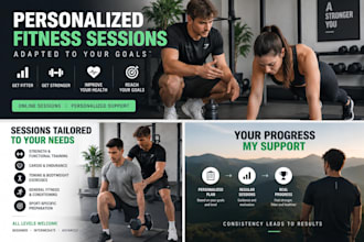 create personalized fitness sessions for your goals