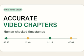 create youtube chapters timestamps and podcast show notes