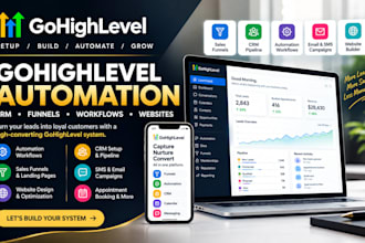 build gohighlevel website funnel gohighlevel CRM and go highlevel automation