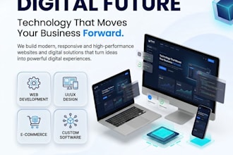 develop a custom website development, website design