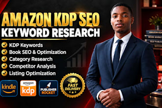 launch, publish, optimize amazon KDP SEO and kindle book marketing
