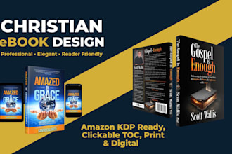 design a professional christian ebook for you
