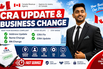 canada business address update and cra fix