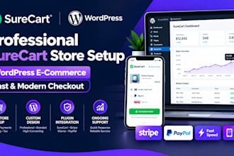 fully configure your surecart website payment integration product listing